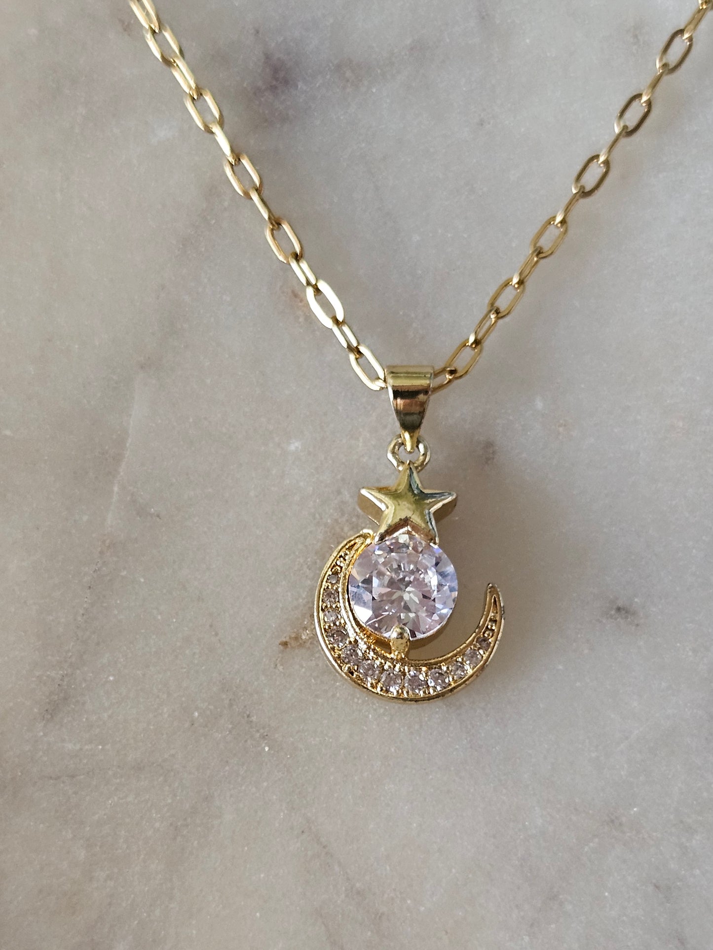 Crystal Moon Chain