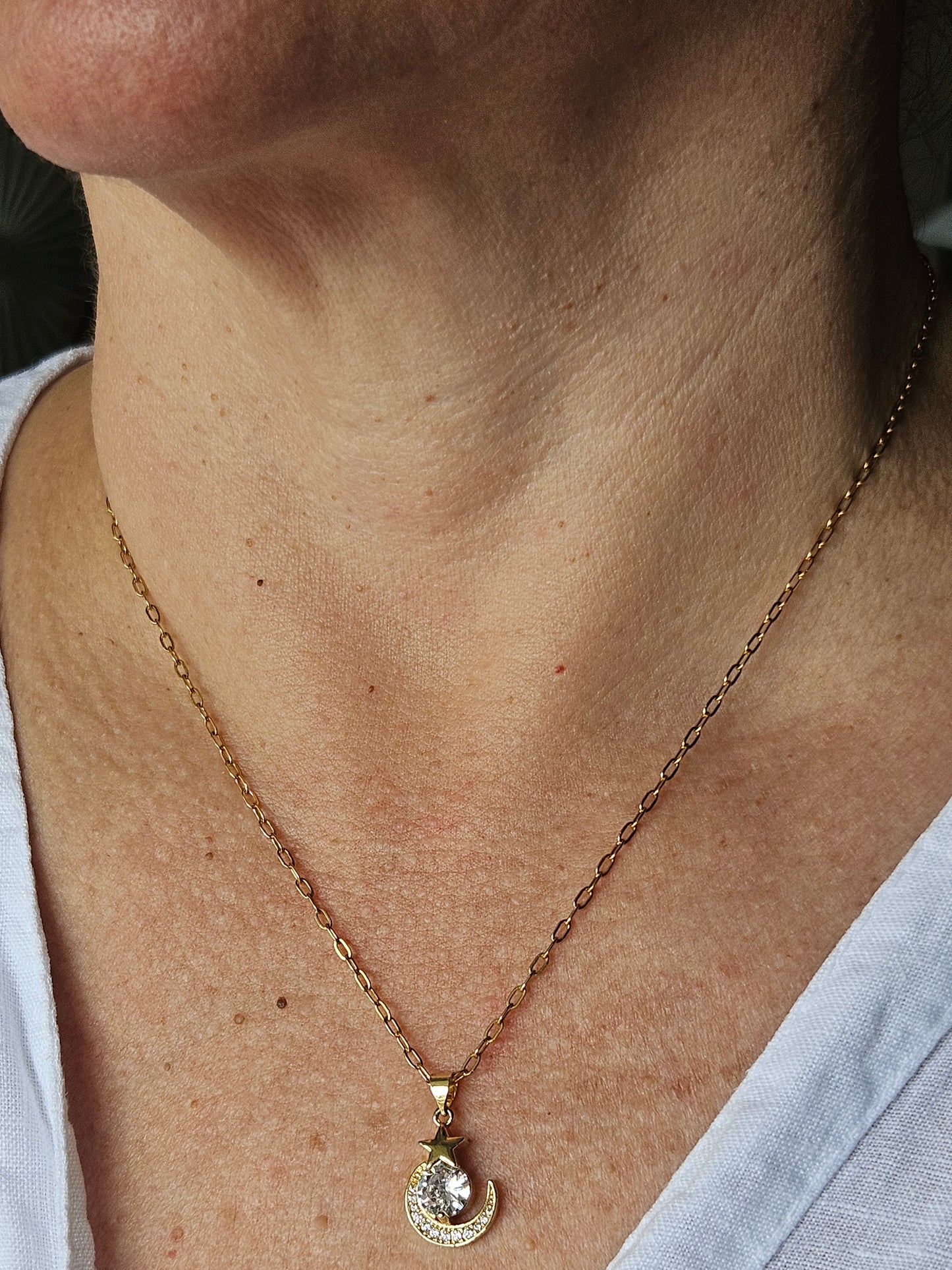 Crystal Moon Chain