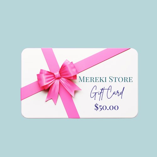 Digital Gift Cards - Mereki Store
