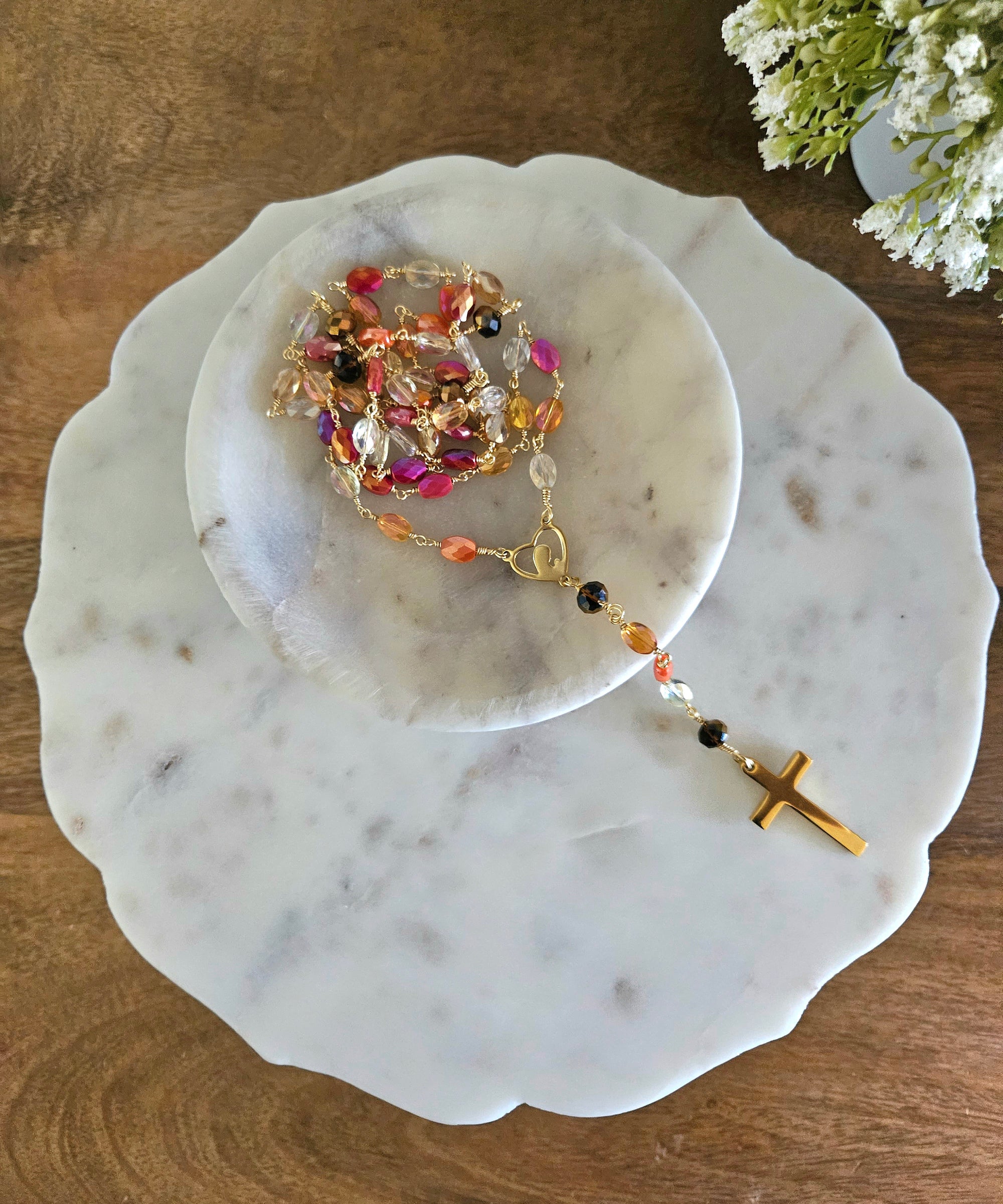 🌙 Rosarios Artesanales – Espiritualidad Que Vibra Con Belleza