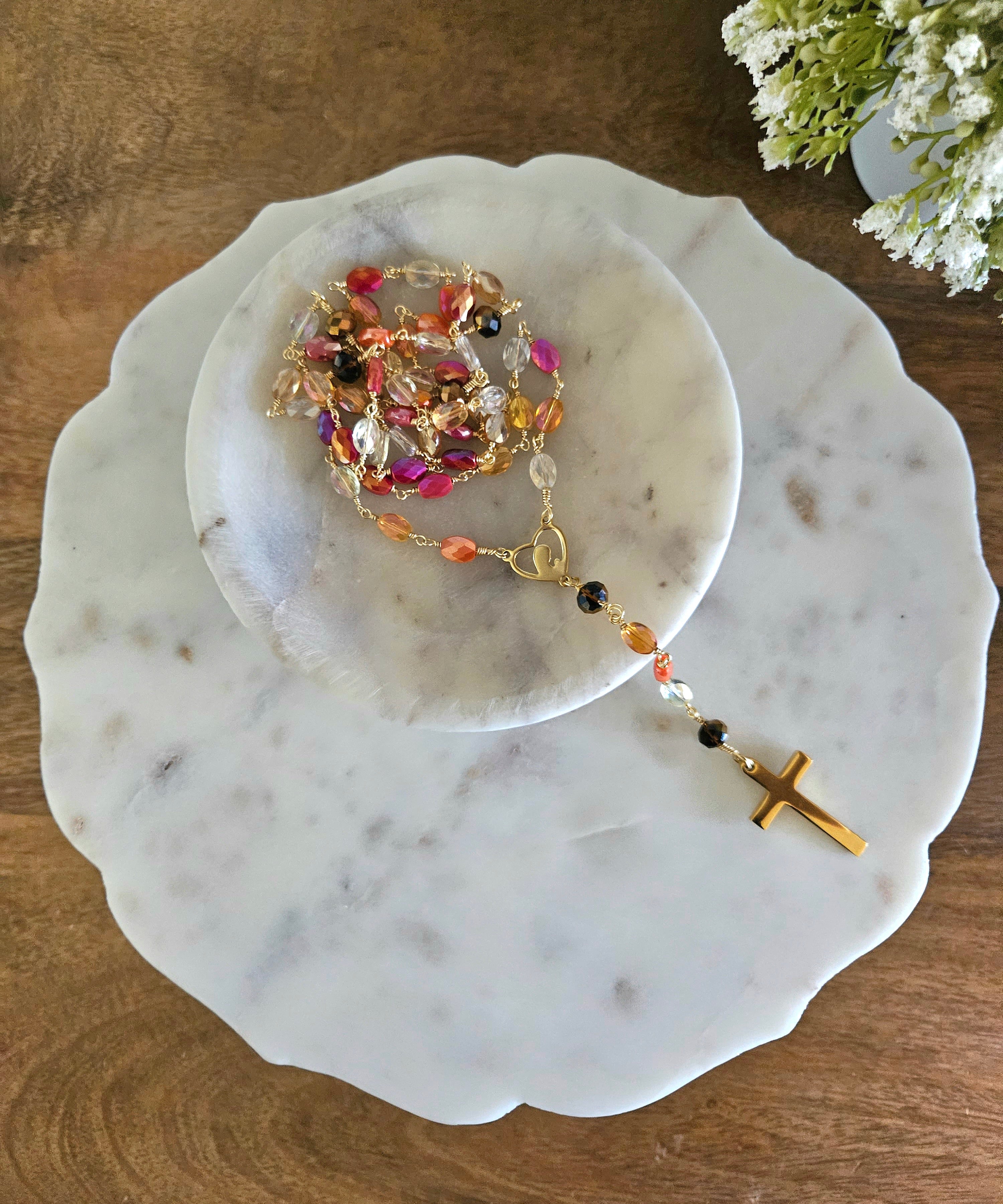 🌙 Rosarios Artesanales – Espiritualidad Que Vibra Con Belleza