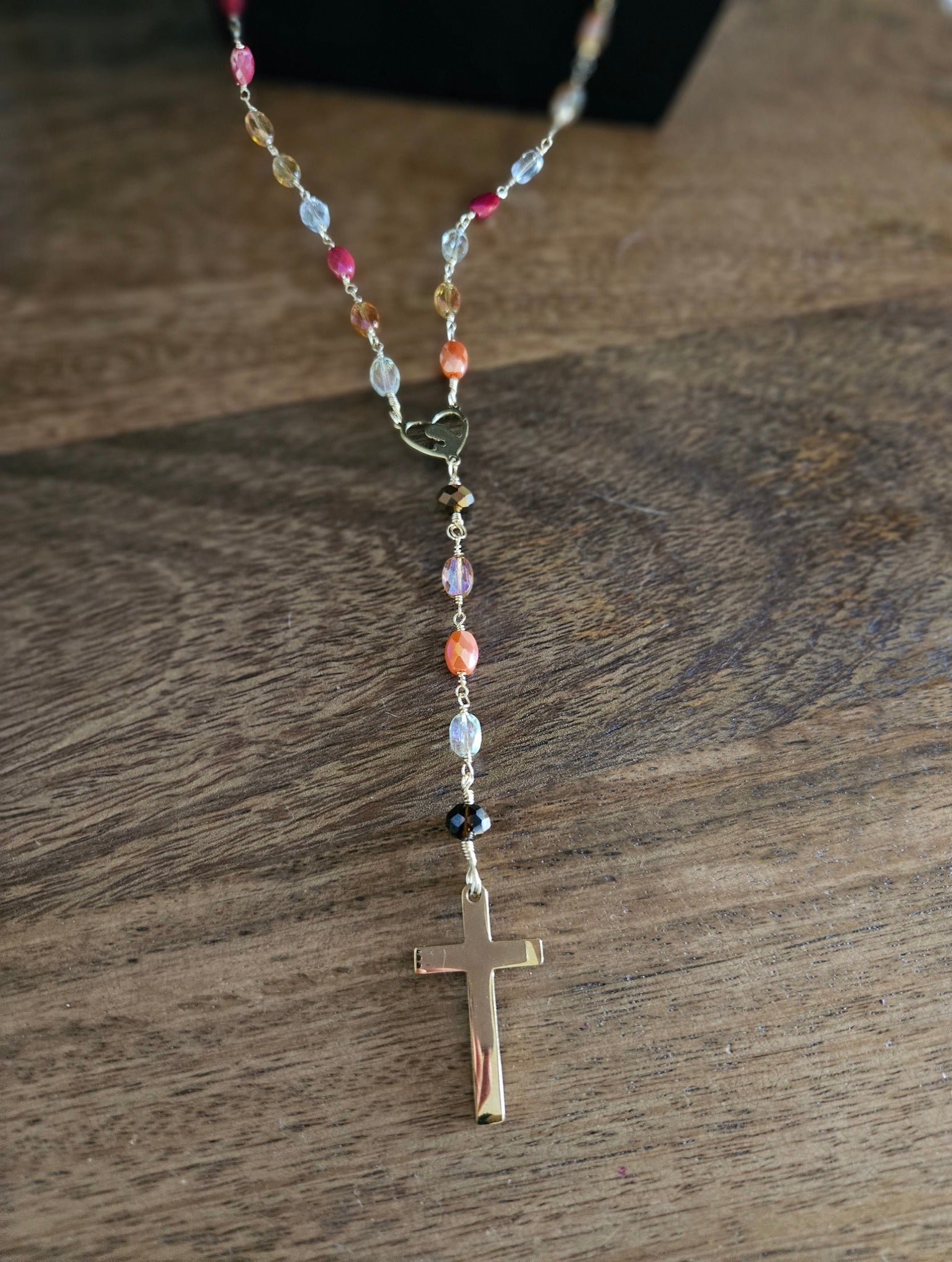 Amber Glow Rosary  
