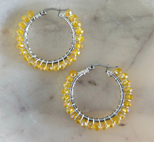Argollas Brillo de Sol