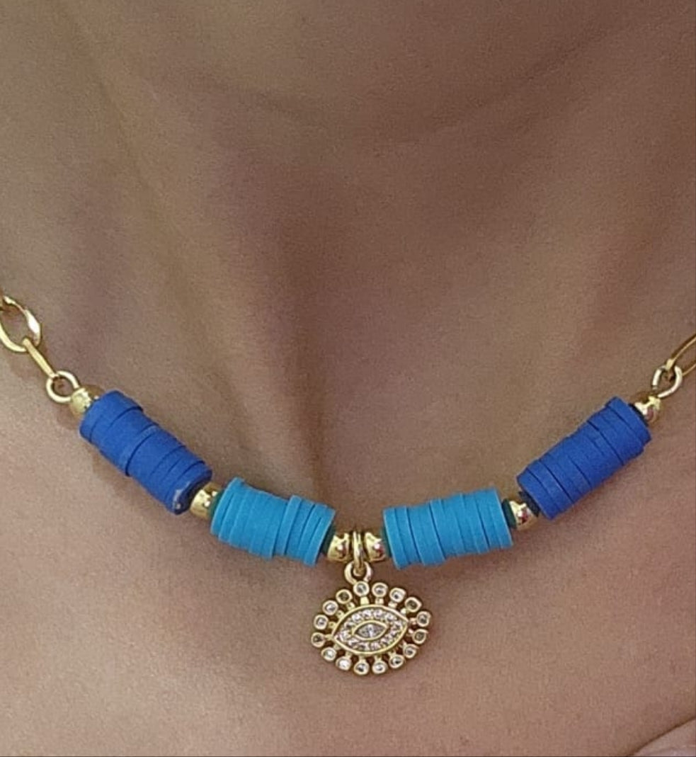 Choker Mirada Azul