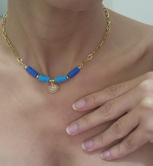 Choker Mirada Azul