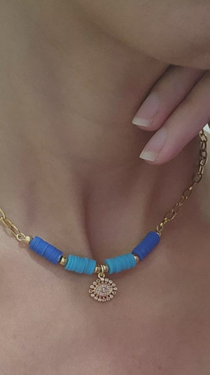 Choker Mirada Azul
